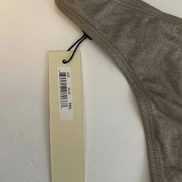 Vitamin A Swimsuit Metallic Gold Taupe Cheeky Bikini Bottoms NWT Women’s Large - Picture 7 of 9